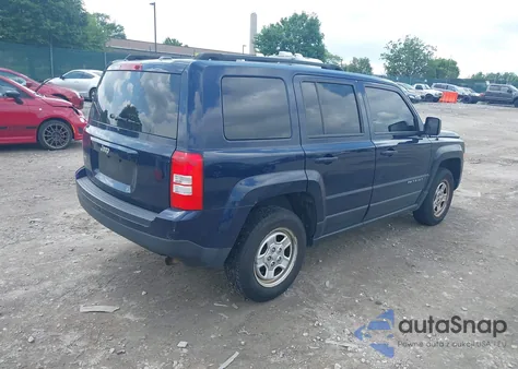 2016 Jeep Patriot Sport from USA, damaged, VIN 1C4NJRBB7GD782208